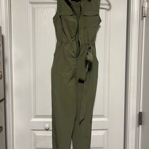 Derek Heart Olive Green Jumpsuit